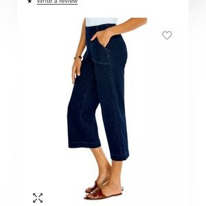 Nic & Zoe crop wide  legged jeans